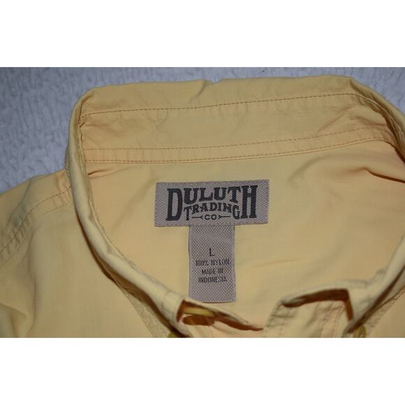 Duluth Trading Working Performance Fishing Shirt Mens Size Large Vented Nylon - Picture 7 of 8